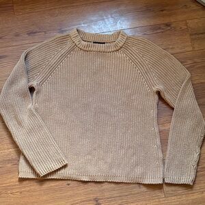 Quince Beige Knit Pullover